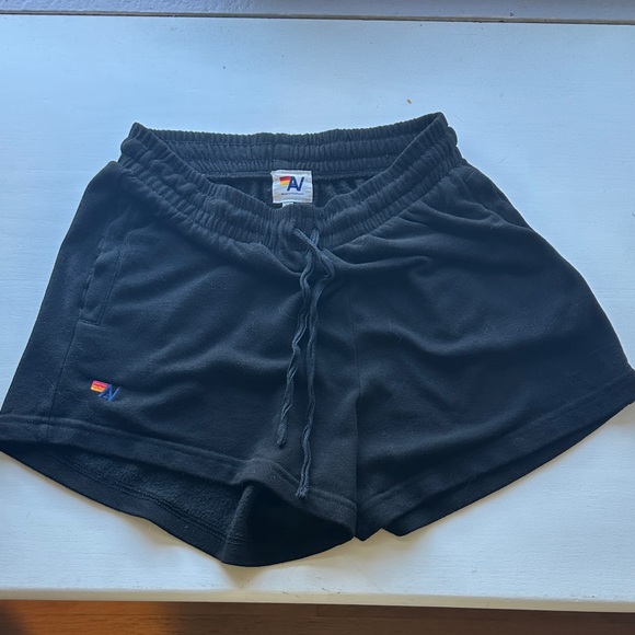 Aviator Nation Black Women's Athletic Shorts size M - Picture 1 of 4